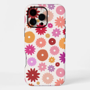 Coque iPhone 16 Pro Max Fleurs Colorées Grand Motif