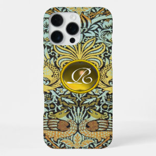 COQUE iPhone 16 PRO MAX FLEURS, COQUES DE PAIX ET DRAGONS MONOGRAMME DE GE