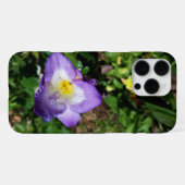 Coque iPhone 16 Pro Max Fleurs de Freesia Violettes (Verso Horizontal)