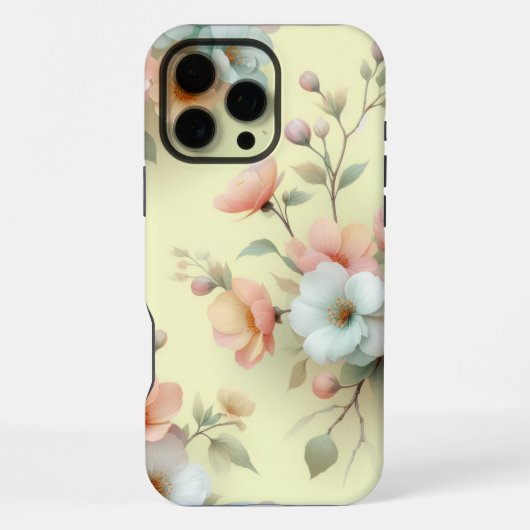 Coque iPhone 16 Pro Max Fleurs de Pâques de printemps (Verso)