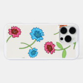 Coque iPhone 16 Pro Max fleurs de pavot (Verso Horizontal)