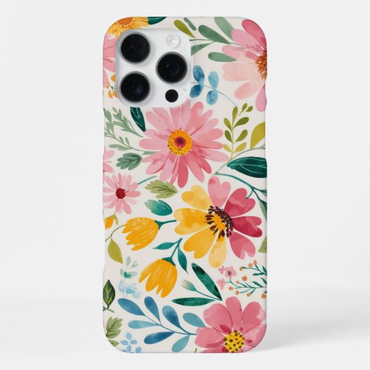 Coque iPhone 16 Pro Max Fleurs de printemps (Verso)