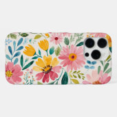 Coque iPhone 16 Pro Max Fleurs de printemps (Verso Horizontal)