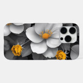Coque iPhone 16 Pro Max Fleurs de Teinte Dorée (Verso Horizontal)