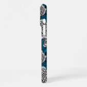 Coque iPhone 16 Pro Max Fleurs de waratah blanches (Côté gauche)