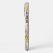 Coque iPhone 16 Pro Max Fleurs d'orchidées à crème violette (Côté gauche)