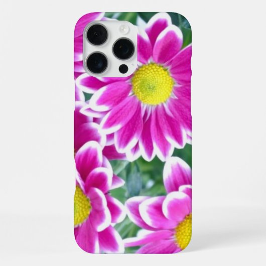 Coque iPhone 16 Pro Max Fleurs roses  (Verso)
