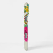 Coque iPhone 16 Pro Max Fleurs tropicales chaudes (Côté droit)