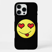 Coque iPhone 16 Pro Max flirter emoji (Verso)