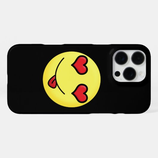 Coque iPhone 16 Pro Max flirter emoji (Verso Horizontal)