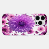 Coque iPhone 16 Pro Max Florale Rose Romantique (Verso Horizontal)