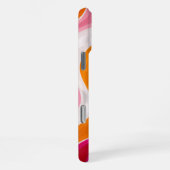 Coque iPhone 16 Pro Max Flux vibrant | Monogramme initial rétro funky (Côté droit)
