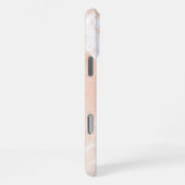 Coque iPhone 16 Pro Max Fond aquarelle abstrait rose blush (Côté droit)