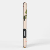 Coque iPhone 16 Pro Max Fond floral organique (Côté droit)