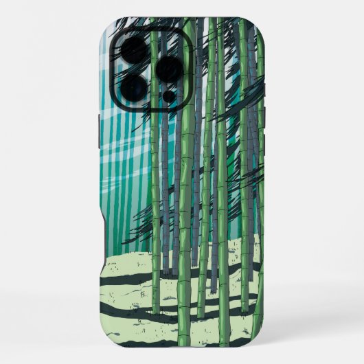 Coque iPhone 16 Pro Max Forêt de bambou (Verso)