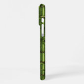 Coque iPhone 16 Pro Max Forêt de bambou en vert (Côté gauche)