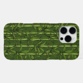Coque iPhone 16 Pro Max Forêt de bambou en vert (Verso Horizontal)
