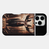 Coque iPhone 16 Pro Max Forêt de John avec élan (Verso Horizontal)