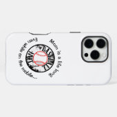 Coque iPhone 16 Pro Max Fou de baseball (Verso Horizontal)