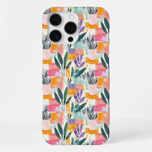 Coque iPhone 16 Pro Max Fuavism Style Motif Pots de Jardin (Verso)