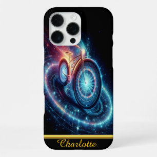 Coque iPhone 16 Pro Max Galaxies tourbillonnantes et étoiles lumineuses