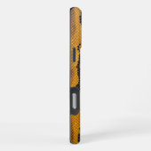 Coque iPhone 16 Pro Max Garde du serpent : Peau léopard jaune (Côté droit)