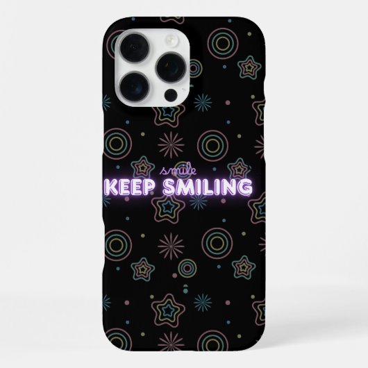 COQUE iPhone 16 PRO MAX GARDEZ LE SOURIRE (Verso)