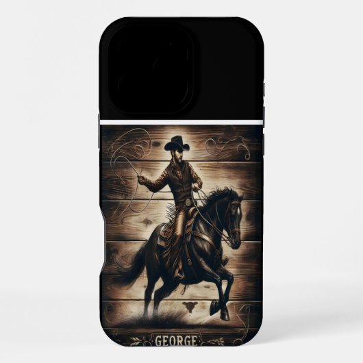 Coque iPhone 16 Pro Max George's Western Ride (Verso)