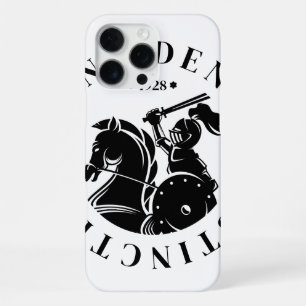 Coque iPhone 16 Pro Max GEUEE Série Chevalier Vintage