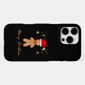 Coque iPhone 16 Pro Max Gingerbread Salutations Noël (Verso Horizontal)