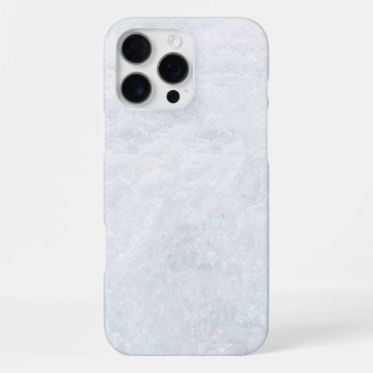 Coque iPhone 16 Pro Max Glace et neige texturée (Verso)