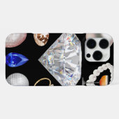 Coque iPhone 16 Pro Max 💍 Glam Diamond & Gems ✨ esthétique (Verso Horizontal)