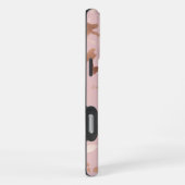 Coque iPhone 16 Pro Max Glam Rose Gold Blush Abstrait (Côté droit)