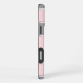 Coque iPhone 16 Pro Max Glam Silver Blush Ruban Rose  (Côté droit)