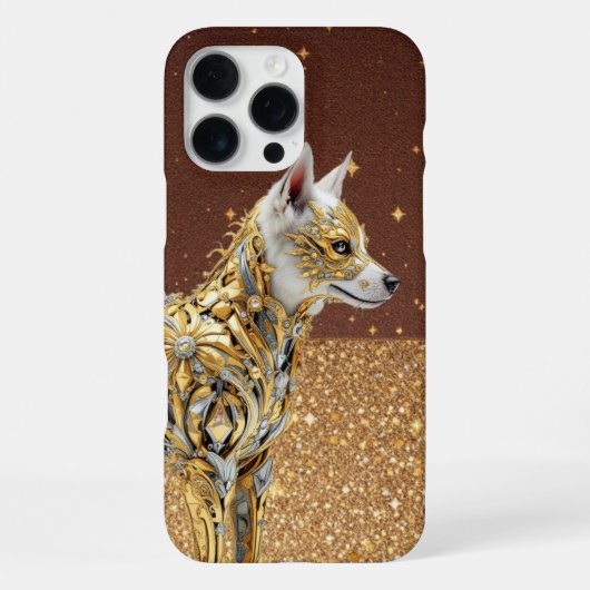 Coque iPhone 16 Pro Max Golden Glimmer Fox (Verso)
