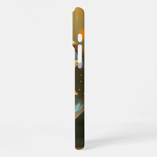 Coque iPhone 16 Pro Max Golden Glow Drefish (Côté gauche)