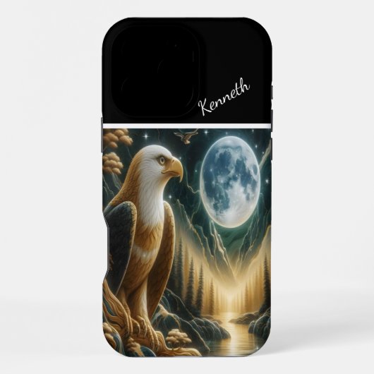 Coque iPhone 16 Pro Max Golden Moonlit (Verso)