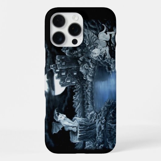 Coque iPhone 16 Pro Max Golem contre combat de district de Dolem (Verso)