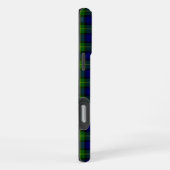 Coque iPhone 16 Pro Max Gordon tartan bleu vert carreaux (Côté droit)