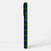 Coque iPhone 16 Pro Max Gordon tartan bleu vert carreaux (Côté gauche)