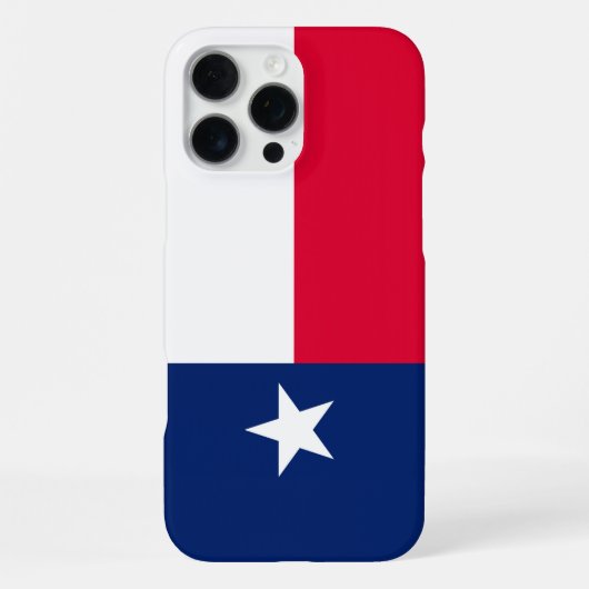 Coque iPhone 16 Pro Max Graphique dynamique du drapeau de l'État du Texas  (Verso)