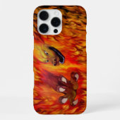 Coque iPhone 16 Pro Max Griffe de dragon rouge (Verso)