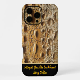 Coque iPhone 16 Pro Max Gros plan sur une texture complexe de peau de serp