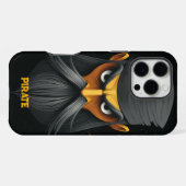 Coque iPhone 16 Pro Max Grumpy Pirate Portrait (Verso Horizontal)