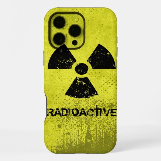 Coque iPhone 16 Pro Max Grunge radioactive Select-A couleur (Verso)