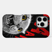 Coque iPhone 16 Pro Max HAHAHA Cat  (Verso Horizontal)