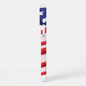 Coque iPhone 16 Pro Max haltérophilie patriotique américaine aigle chauve (Côté gauche)