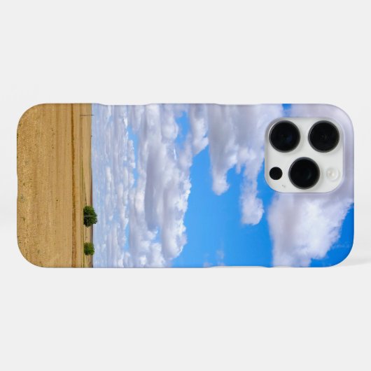 Coque iPhone 16 Pro Max Harvested wheat fields  (Verso Horizontal)