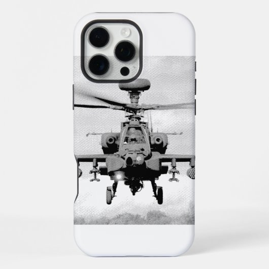 Coque iPhone 16 Pro Max Hélicoptère  (Verso)