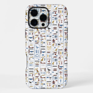 Coque iPhone 16 Pro Max Hiéroglyphes Égyptiens Anciens Pharaon Égypte Art